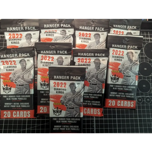 Panini 2022 Diamond Kings MLB 20 Card Hanger Cello Pack with Rare, Exclusive Designs and Top Athletes