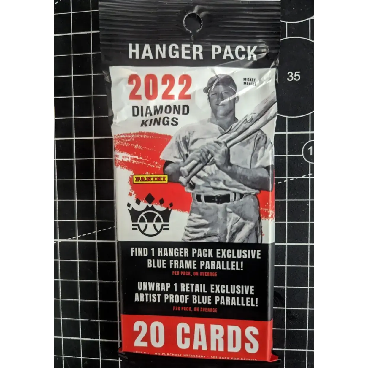 Panini 2022 Diamond Kings MLB 20 Card Hanger Cello Pack with Rare, Exclusive Designs and Top Athletes