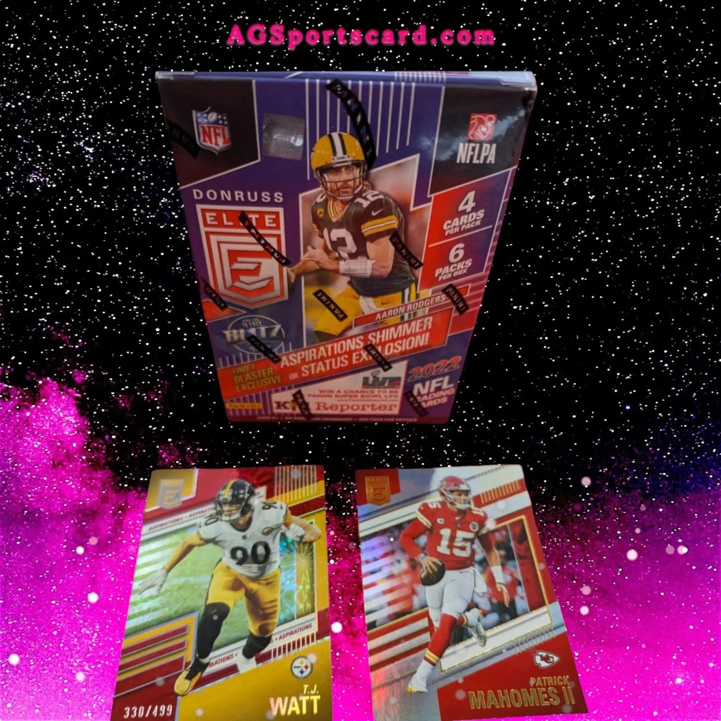 Panini 2022 Donruss Elite Football Cards Blaster Box - Features Top Rookies & Exclusive Inserts