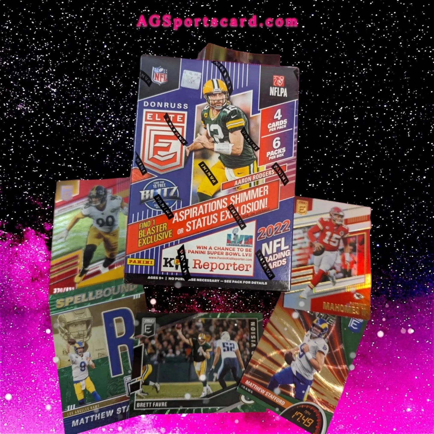 Panini 2022 Donruss Elite Football Cards Blaster Box - Features Top Rookies & Exclusive Inserts