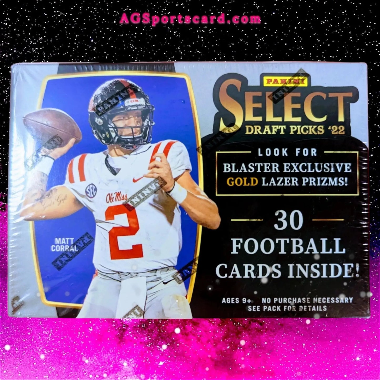 Panini 2022 Select Football Cards Draft Picks Blaster Box With Exclusive Gold And Lazer Prizms