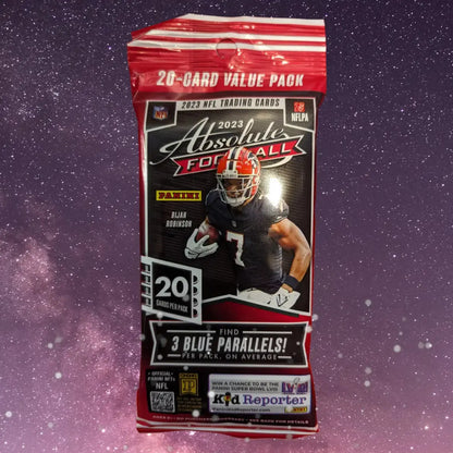 2023 Panini Absolute Football 12 Value Pack Box | 20 Cards Per Pack | Rookie Premiere Autographs & Explosive Inserts