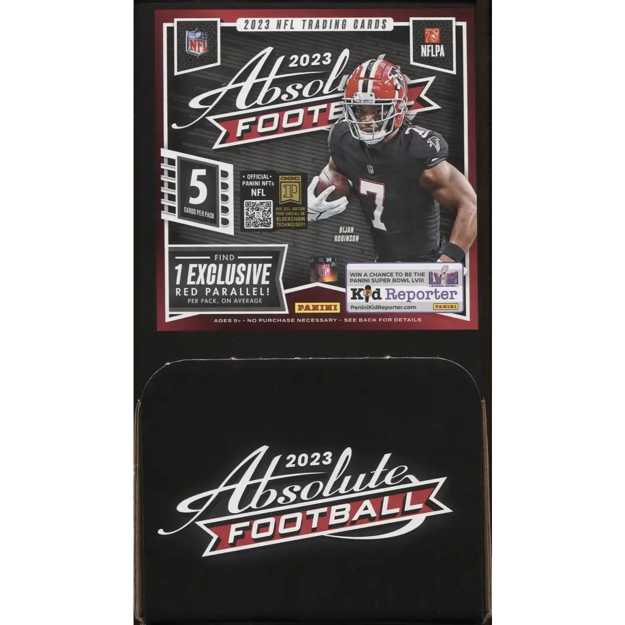 Panini 2023 Absolute Football NFL 48-Pack Hobby Gravity Feed Box | Red Parallels & Memorabilia Cards