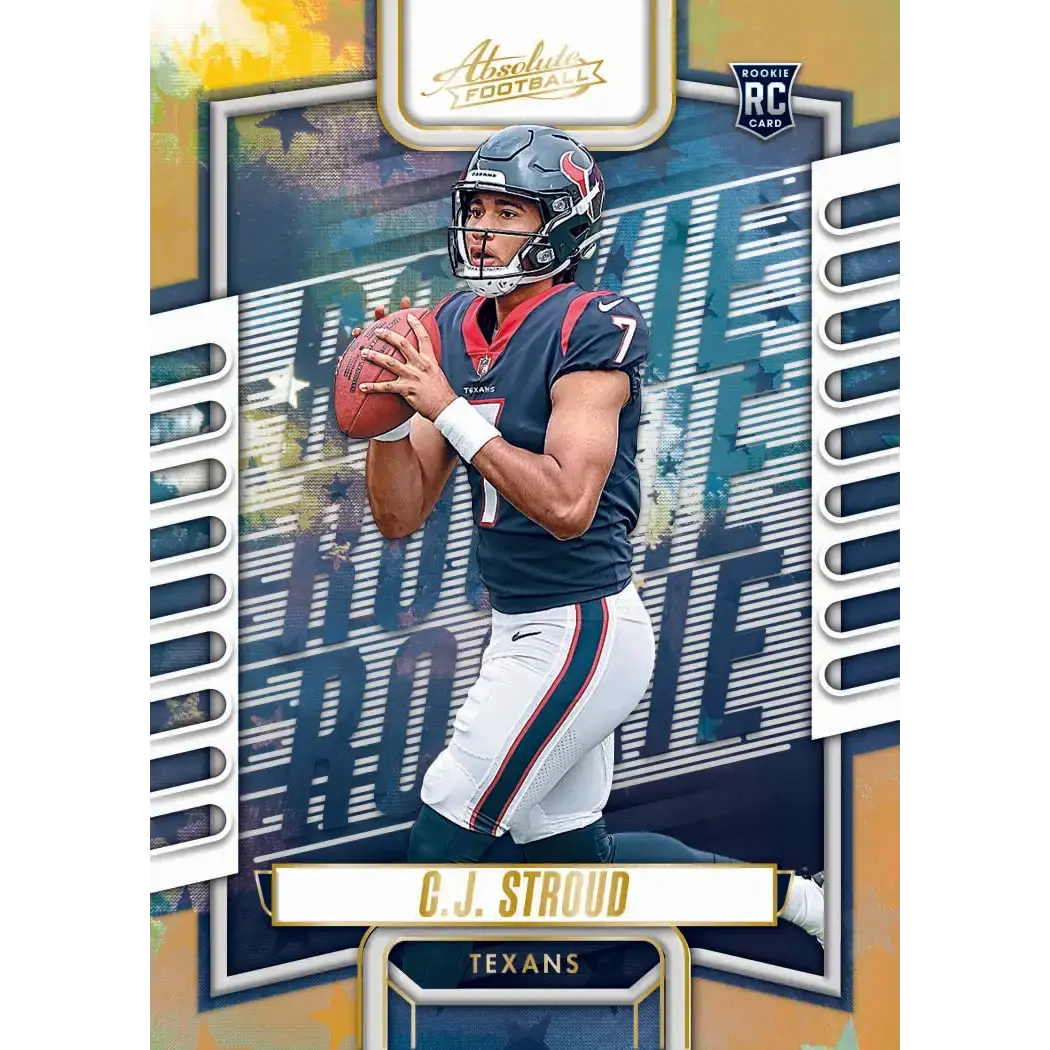 Panini 2023 Absolute Football NFL 48-Pack Hobby Gravity Feed Box | Red Parallels & Memorabilia Cards