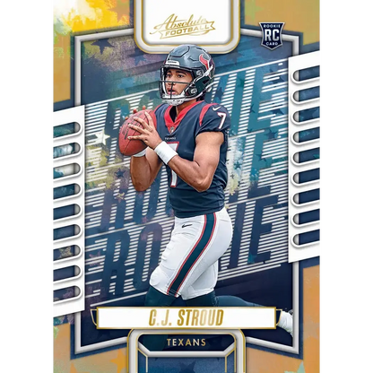 Panini 2023 Absolute Football NFL 48-Pack Hobby Gravity Feed Box | Red Parallels & Memorabilia Cards