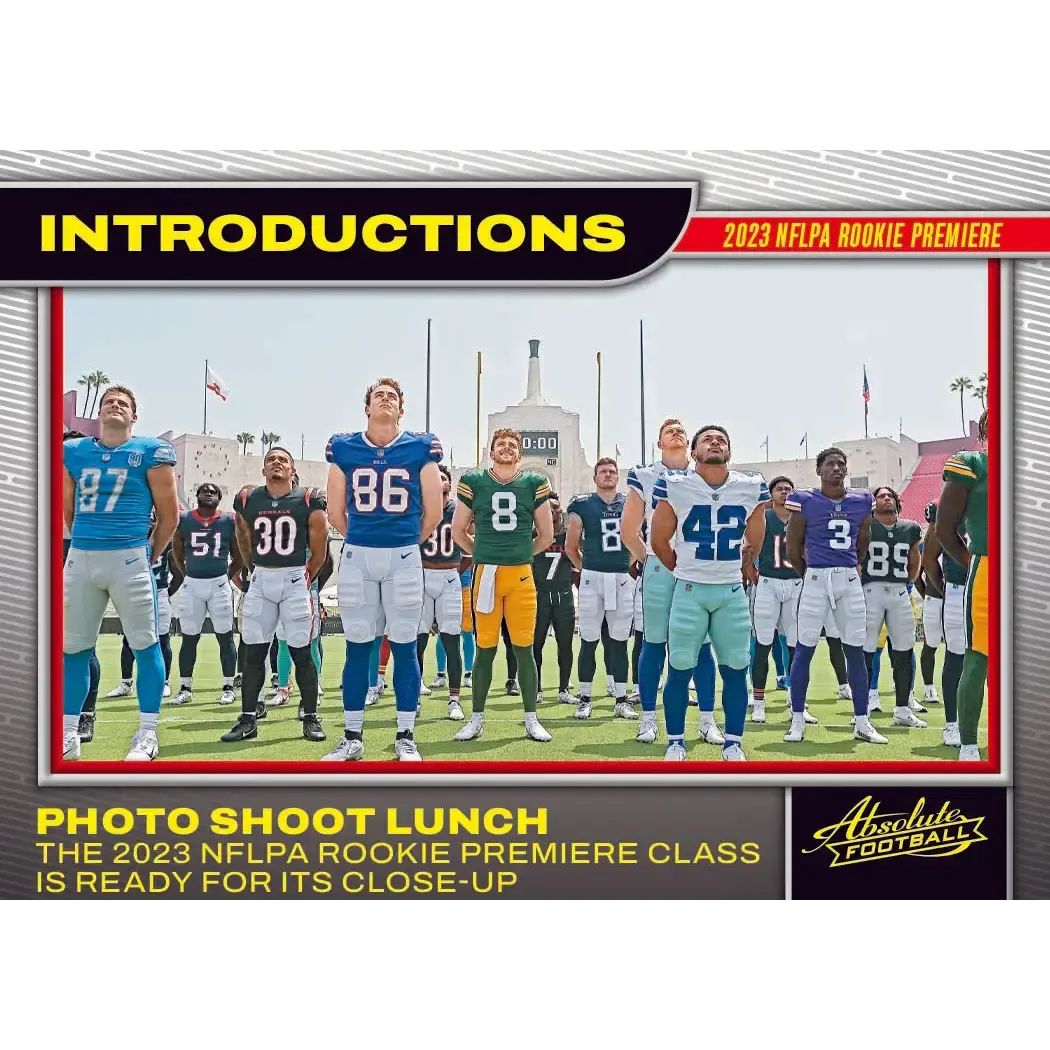 Panini 2023 Absolute Football NFL 48-Pack Hobby Gravity Feed Box | Red Parallels & Memorabilia Cards