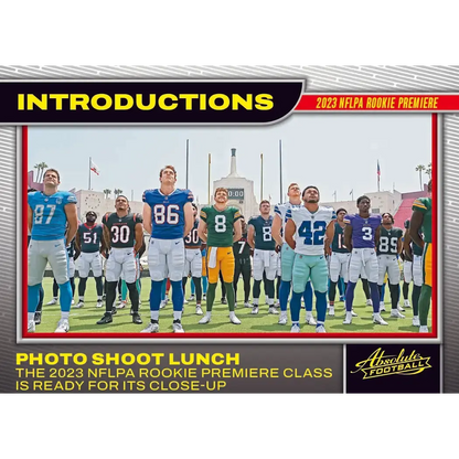 Panini 2023 Absolute Football NFL 48-Pack Hobby Gravity Feed Box | Red Parallels & Memorabilia Cards