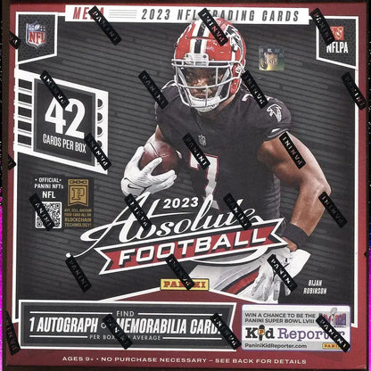 2023 Absolute Football Mega Box | NFL Trading Cards | Autograph, Black Parallels & Kaboom Inserts