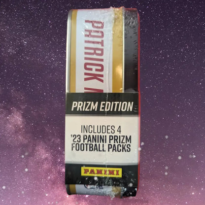 2023 Prizm Football Cards NFL Collection - Exclusive Collectible Tin with Stunning Designs