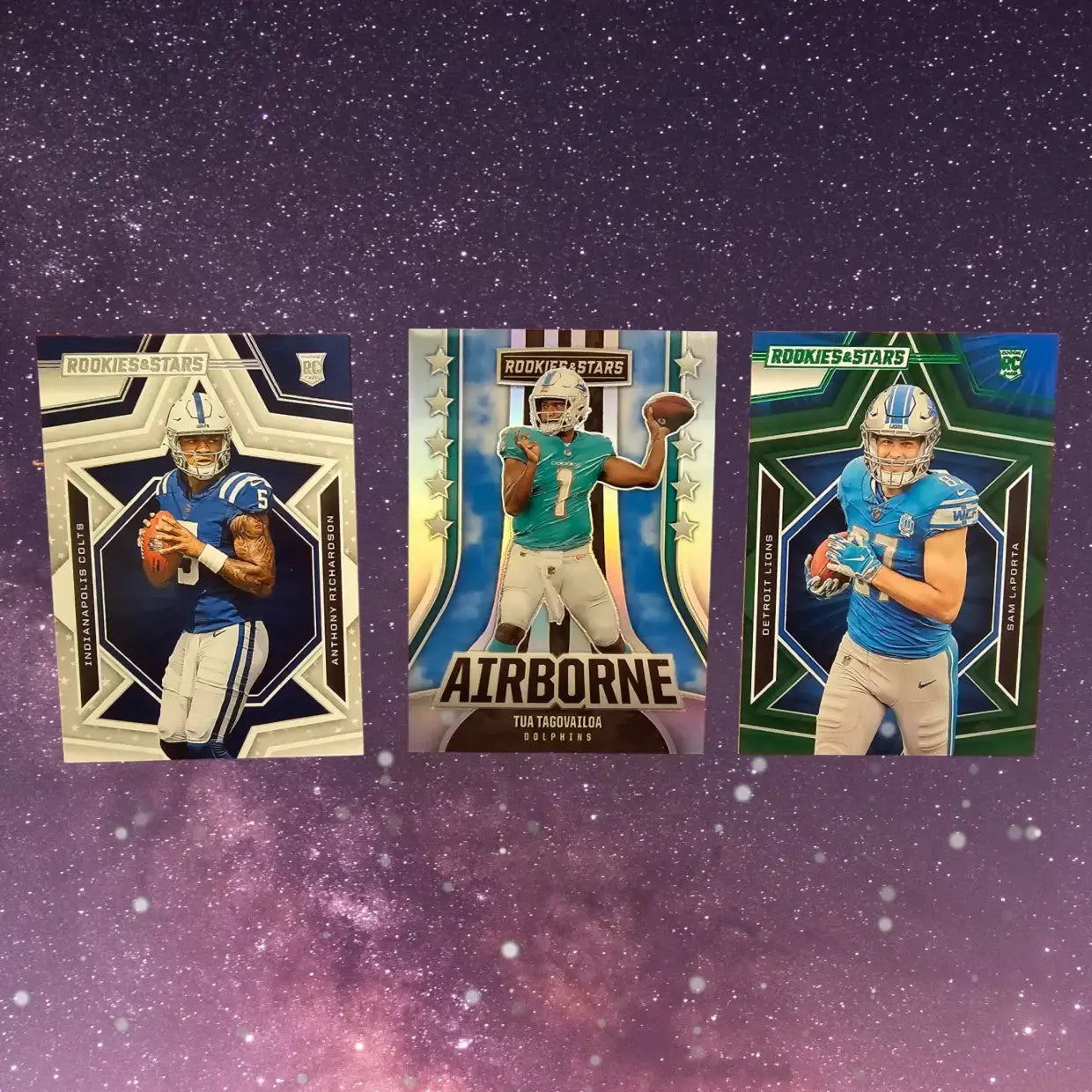 Panini 2023 Rookies And Stars Football Cards | NFL 40 Card FAT PACK | Opti-Chrome Parallels