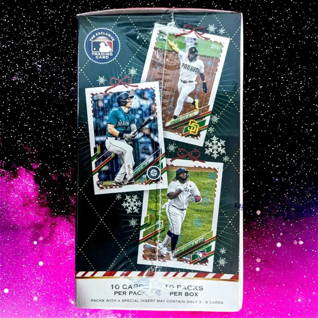 2021 Topps Baseball Holiday Mega Box - AUTO, RELIC, Metallic Parallels & Rare Die-Cut Cards