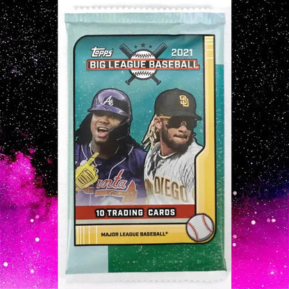 2021 Topps Big League Baseball Hobby Pack - 300-Card Base Set, New Inserts, Autographs, Parallels